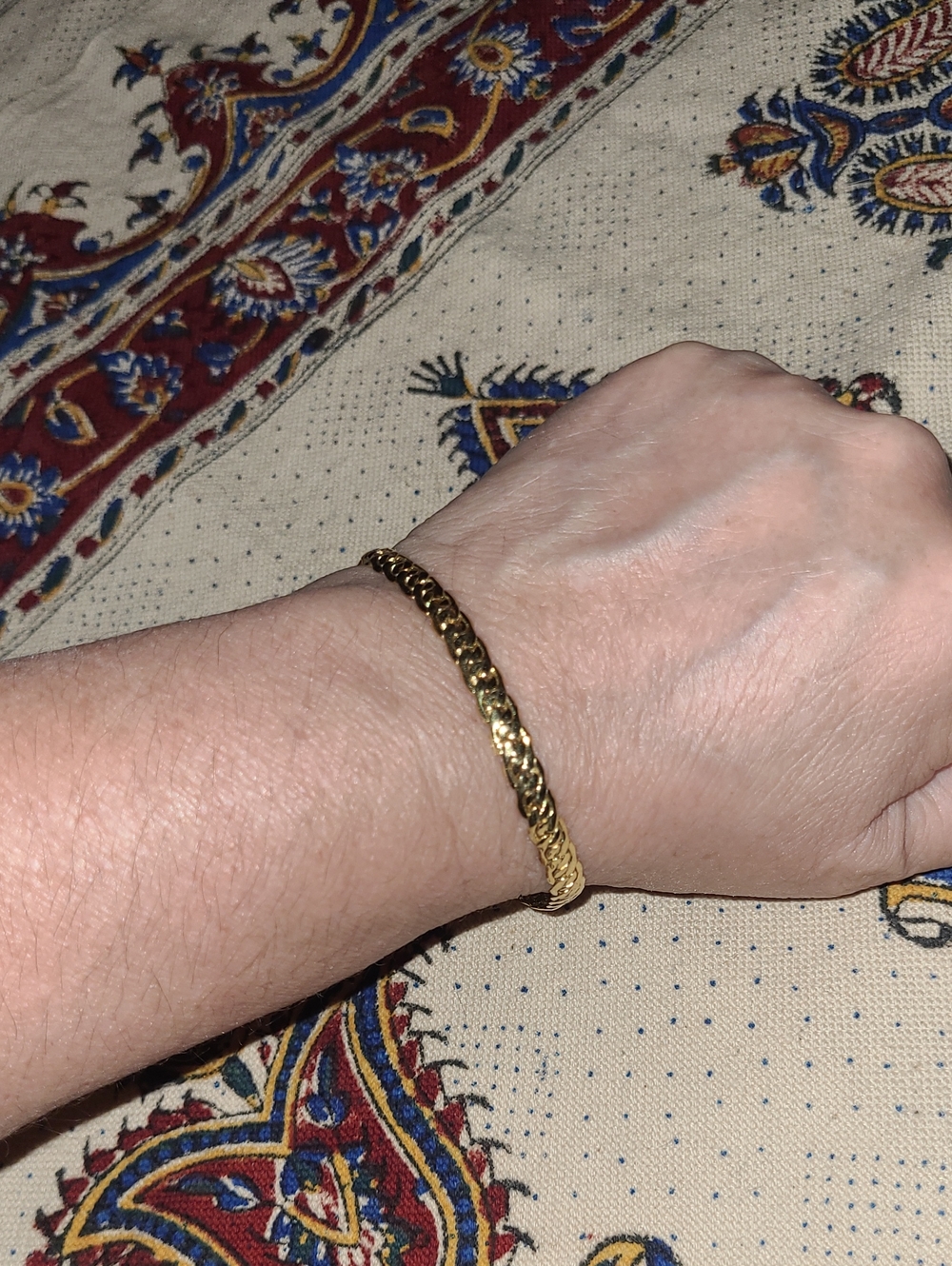 Vintage Givenchy Gold Chain Bracelet - Classic Link Design